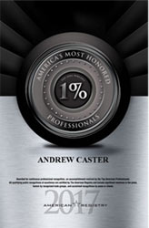 Award 2017 Andrew I. Caster, M.D.